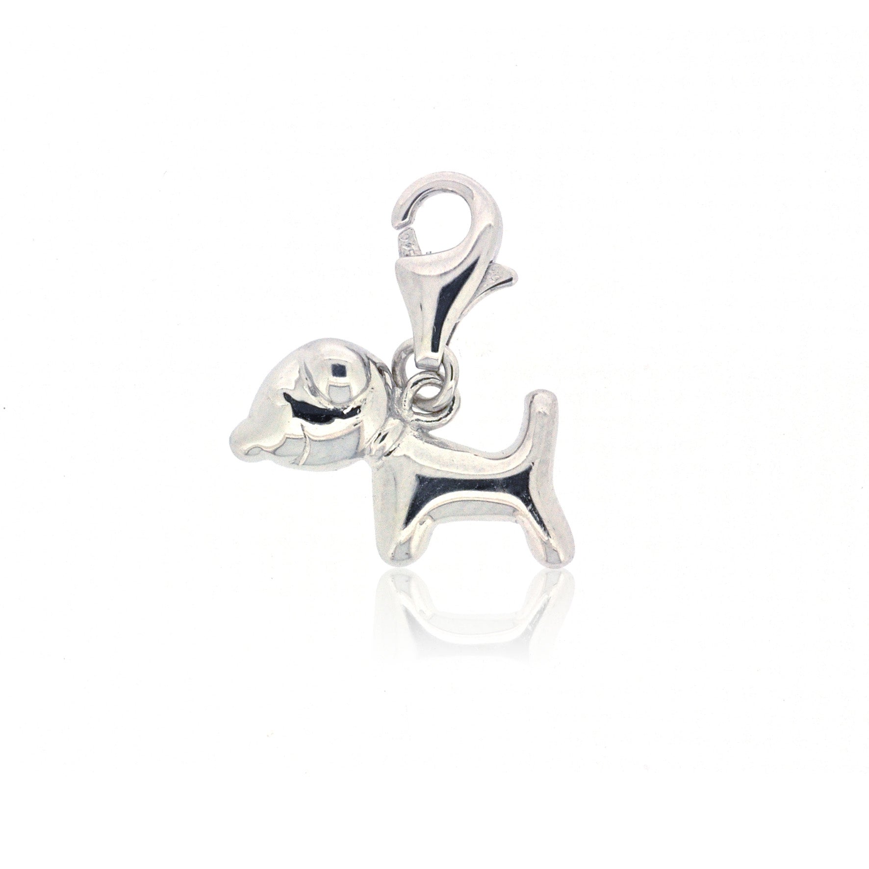 Mimi Too Character Charms Puppy / Silver